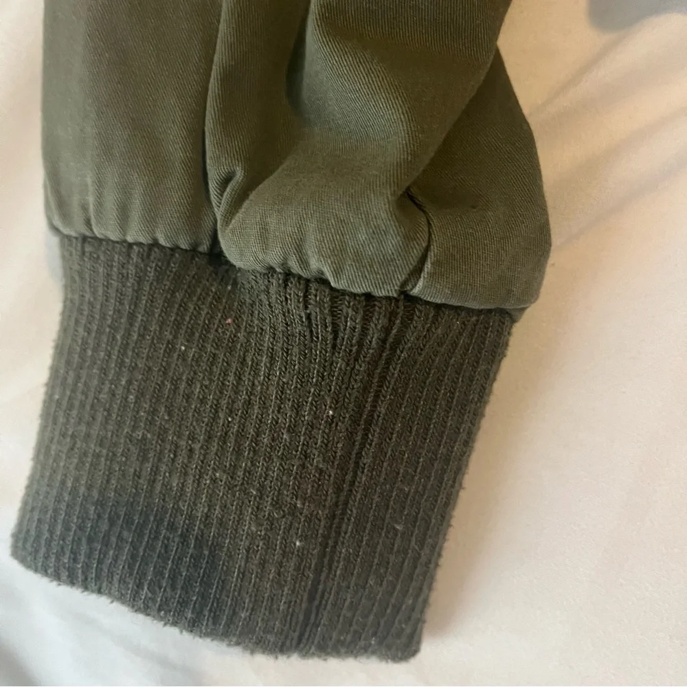 Ambiance Small Olive Bomber Jacket - Picture 10 of 16